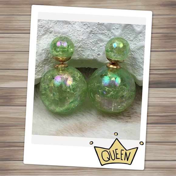 Dawn's Treasures Jewelry - Green Double Stud Earrings